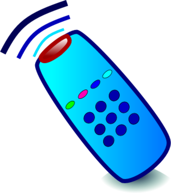 Game Remote Control Clipart - Remote Control Clip Art (600x678)