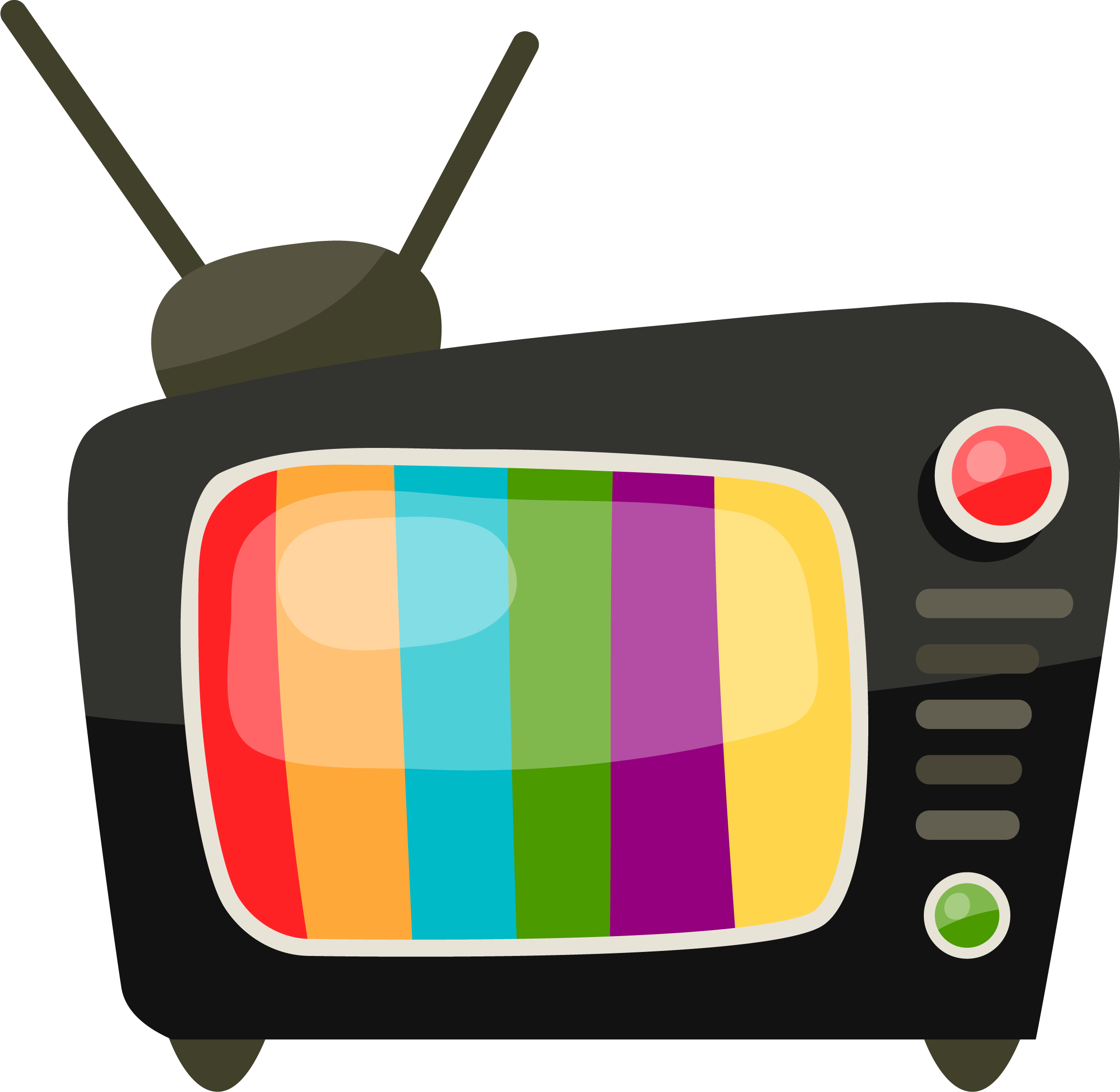 Television Clipart Png Image 03 - Tv Clipart Png (2256x2199)