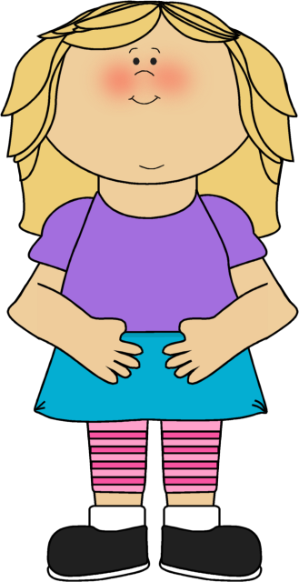 Blond Girl Clip Art Image - My Cute Graphics Girl (329x640)