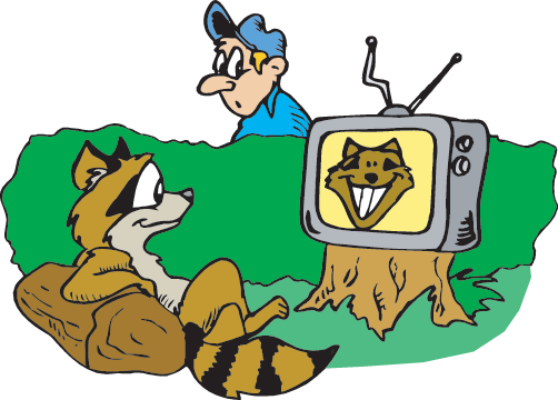 The Television - Watching Tv Clip Art (502x360)