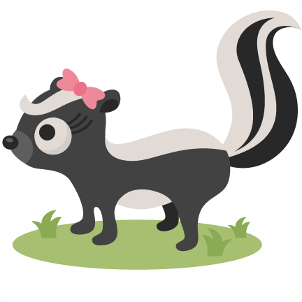 Skunk Clip Art - Clipart Skunk (432x432)
