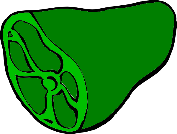 Dr - Seuss - Clip - Art - Green - Eggs - And - Ham - Green Eggs And Ham Ham (600x452)