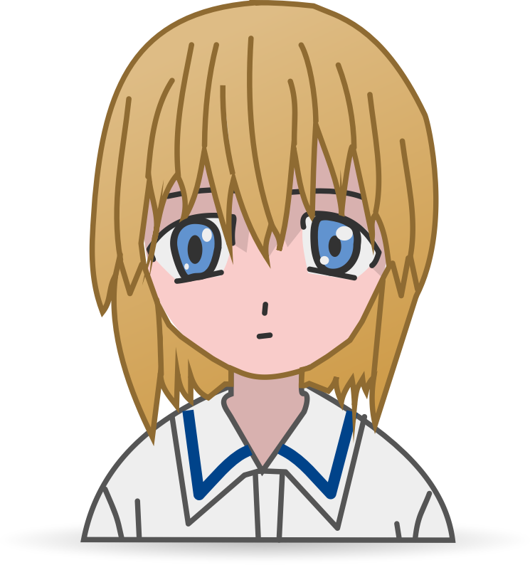 Anime Girl Clip Art - Cliparts Manga (745x794)