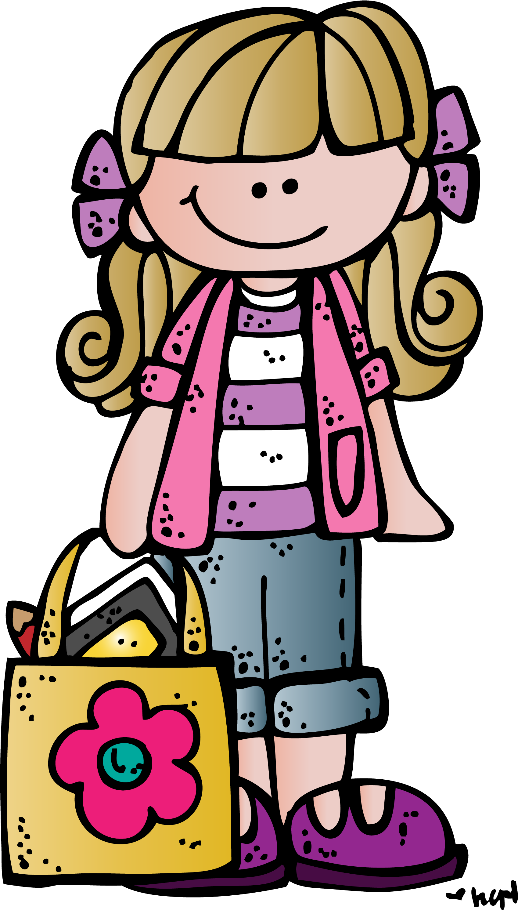 Girl 2 Bpk C Melonheadz Illustrating Llc 2014 Colored - Melonheadz Girls Png (1708x3000)