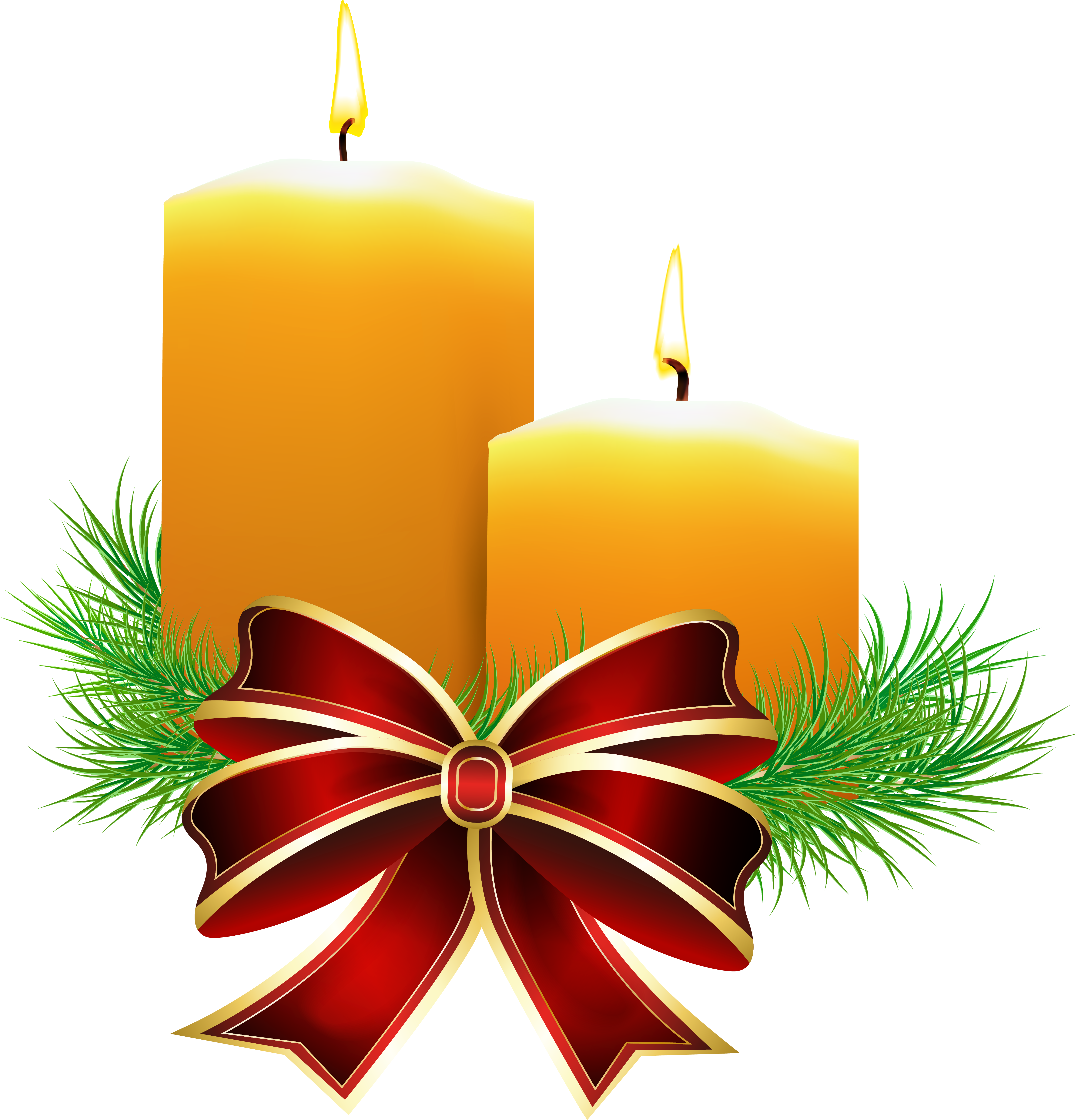 Christmas Candle Clip Art Clipart Collection - Christmas Candle Clipart (5875x6103)