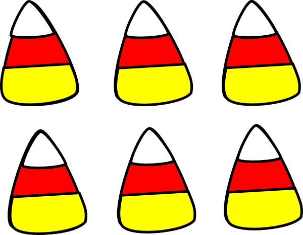 Candy Corn Border Clip Art Free Clipart Images - Candy Corn Template Printable (850x663)