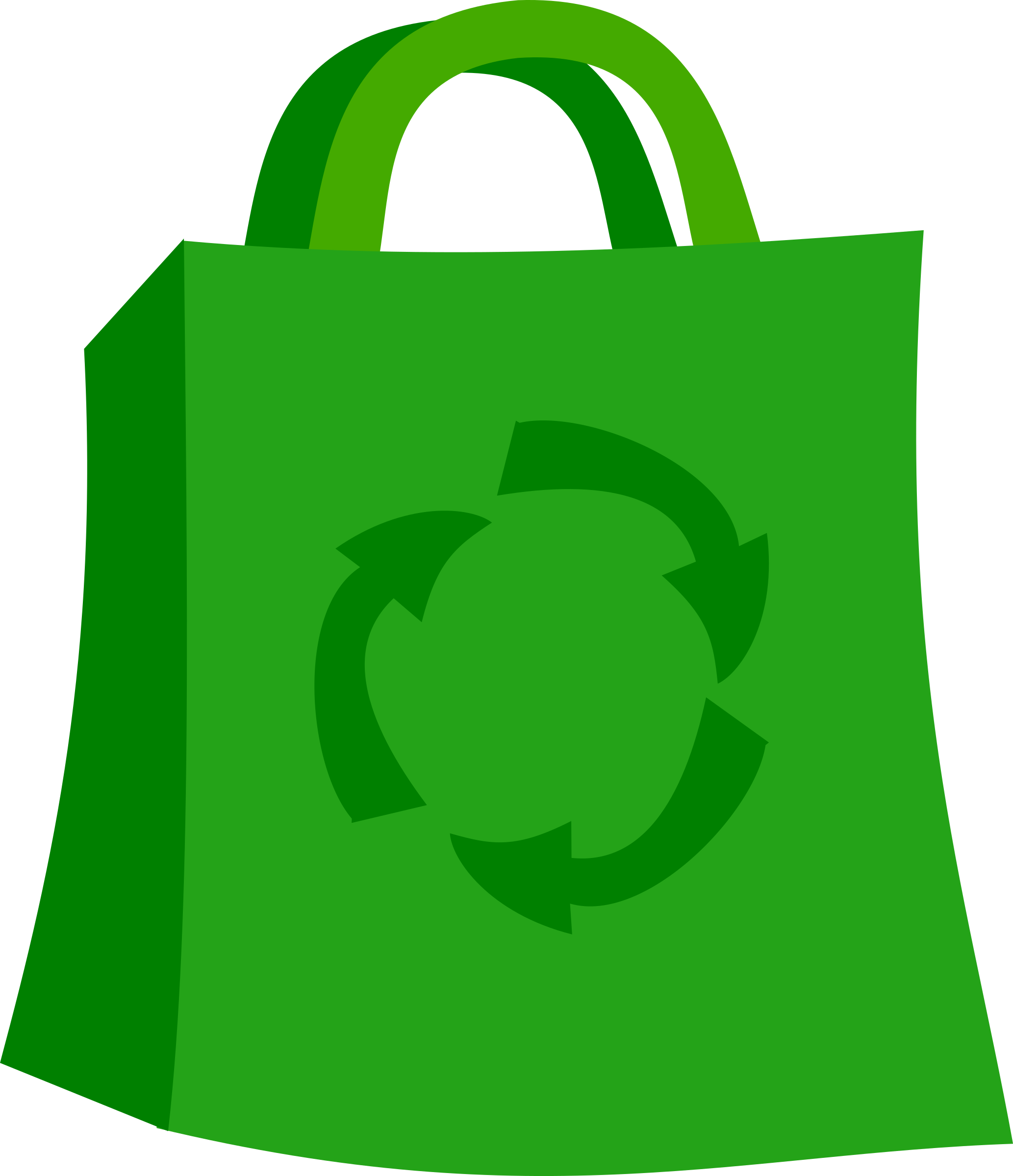 Shopping Bag - Reusable Bags Clipart (2066x2400)