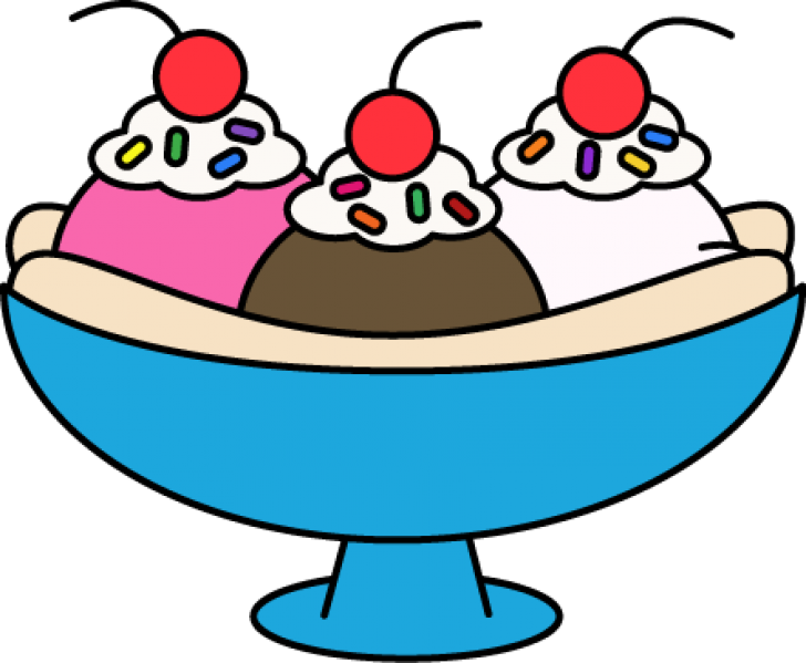 Corn Clipart Icecream - Clip Art Ice Cream Sundae (728x599)