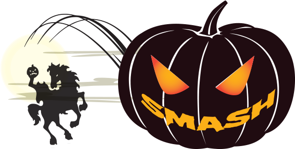 Smashing Pumpkin Clip Art - Clip Art (665x362)