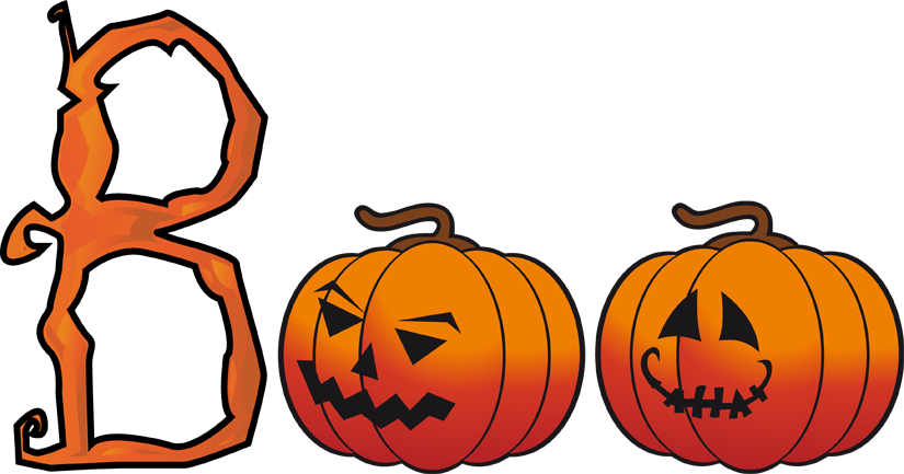 Free October Clip Art Clipart - Free Halloween Clip Art (825x433)