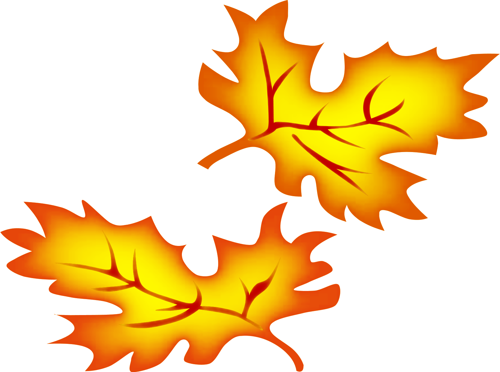 Pumpkin - Fall Leaves Clip Art (1600x1189)