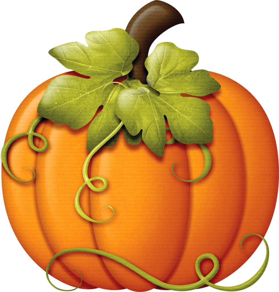 This Is Clipart But Is A Good Pic For A Fancy Pumpkin - Fall Pumpkin Clip Art (979x1024)