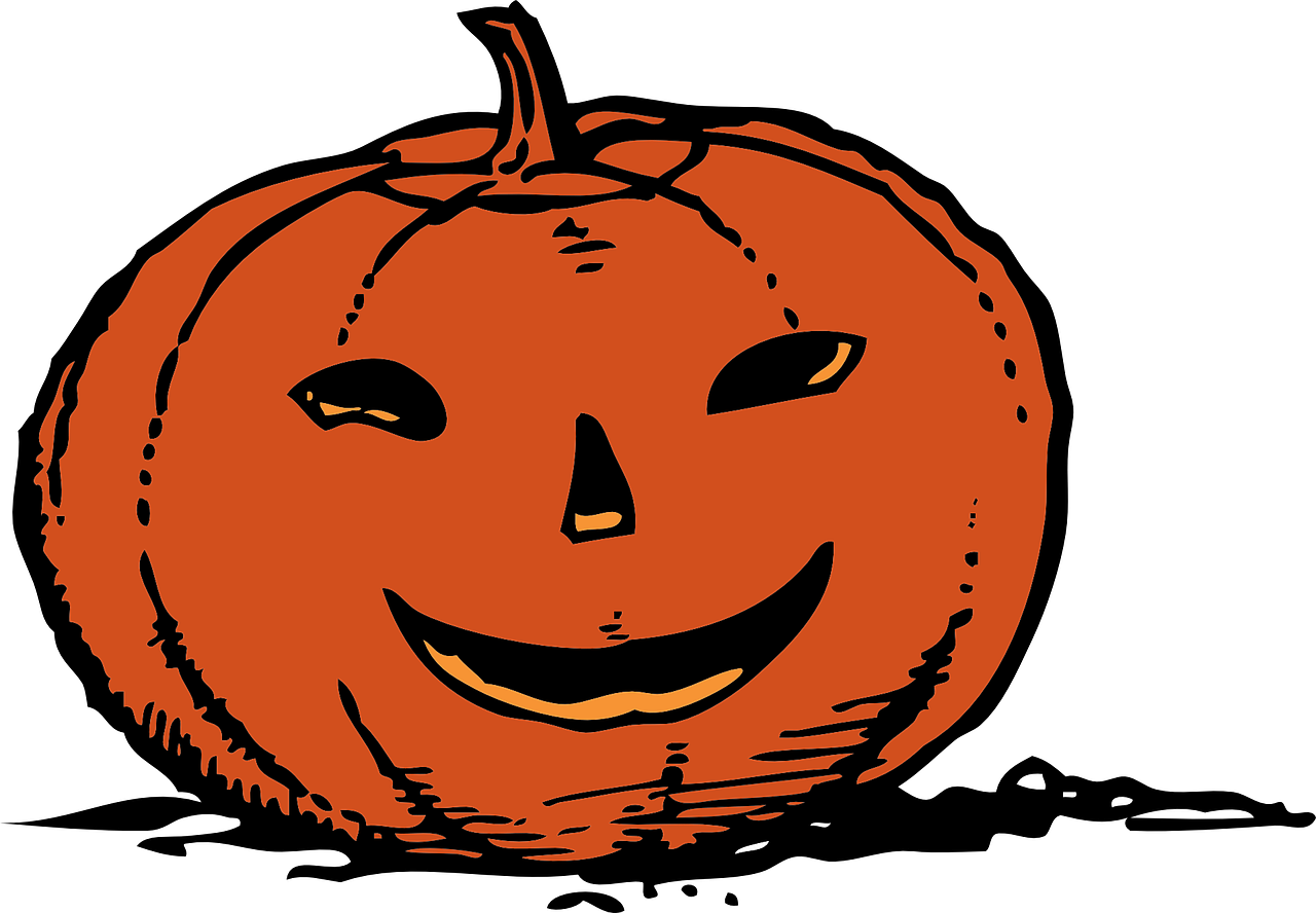 Pumpkin Pie Slice Clipart, Vector Clip Art Online, - Jack O Lantern Graphic (1280x888)