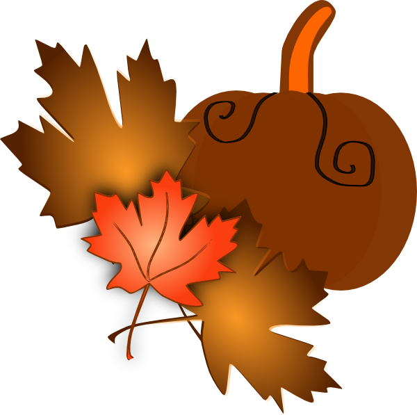 Fall Leaves Clip Art (600x597)