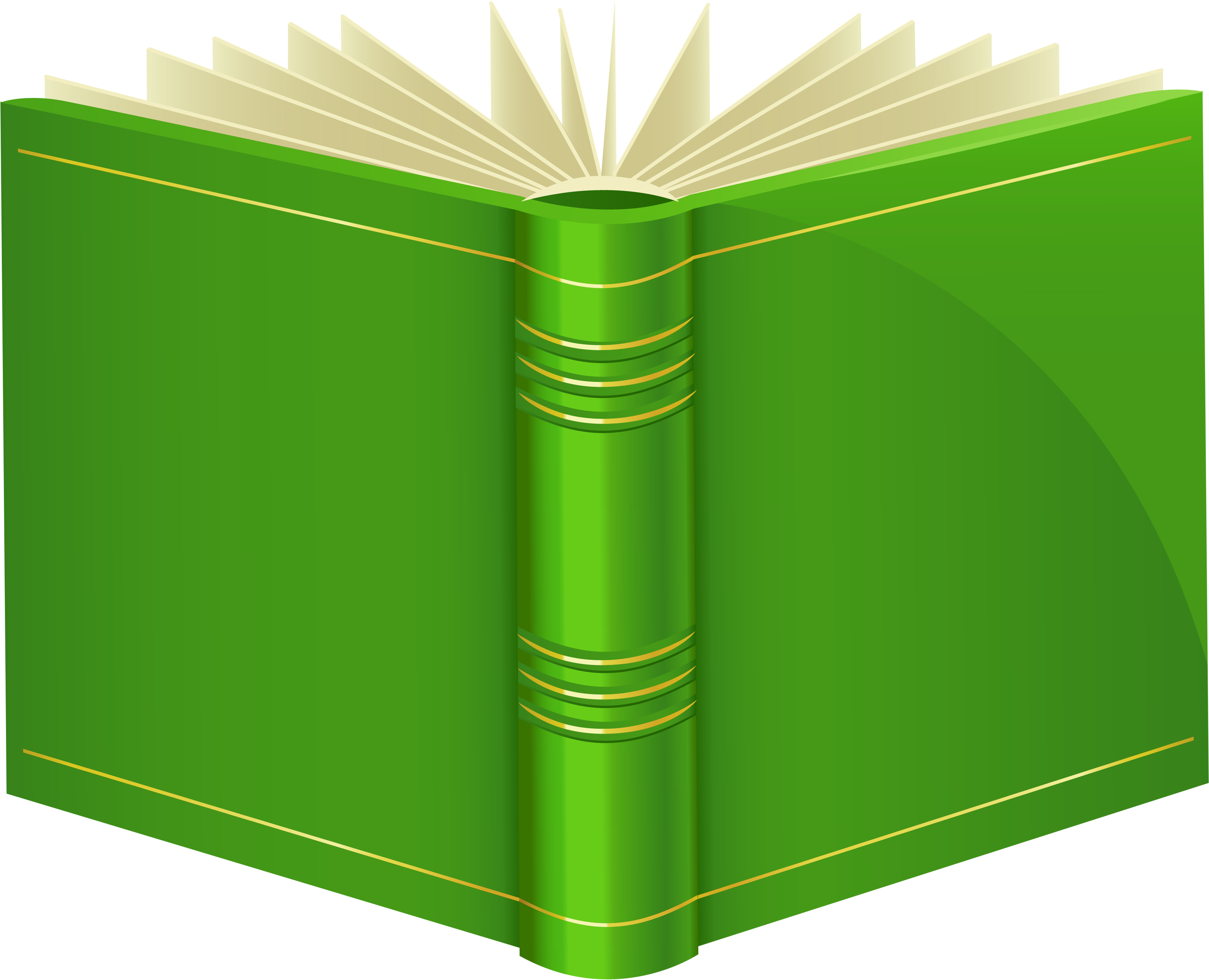 Green Book Png Clipart Best Web - Png Book Clipart (3597x3012)