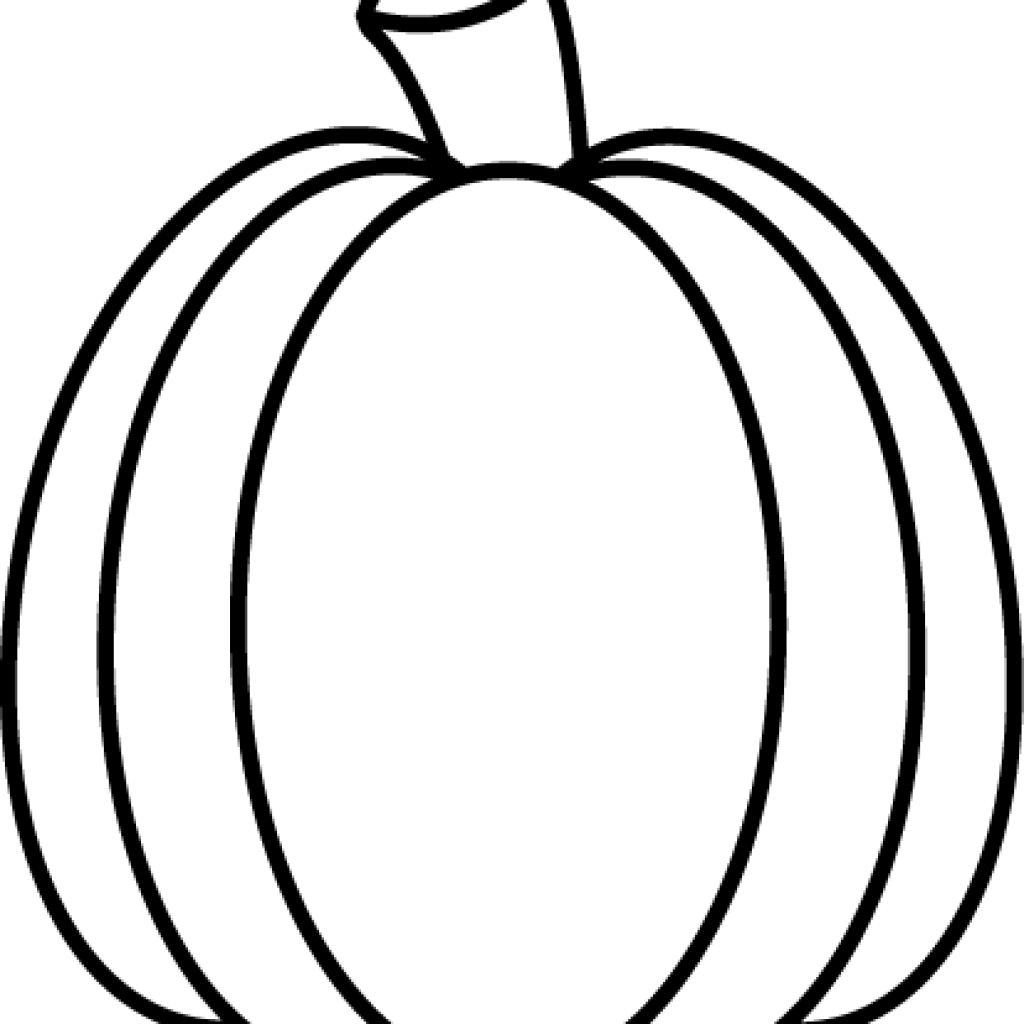 Pumpkin Clipart Black And White Black And White Autumn - Clip Art (1024x1024)