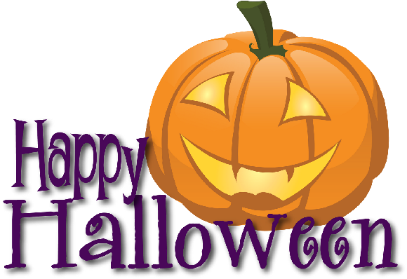 Halloween Cartoon Clip Art - Happy Halloween Greeting Cards (600x600)