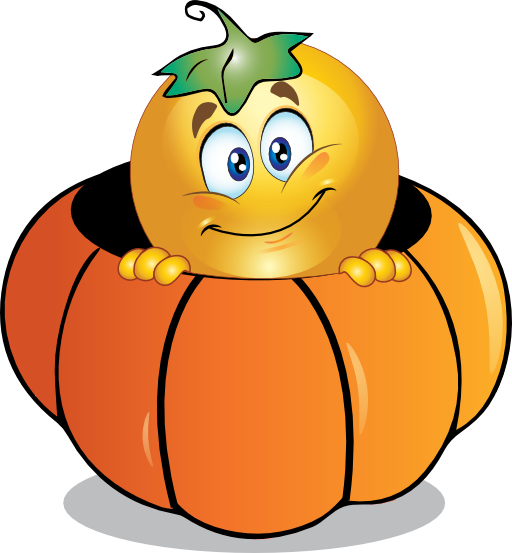 Smiley Plant Cliparts - Smiley Halloween (512x553)