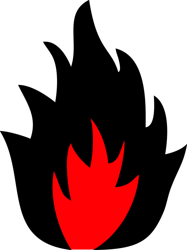 Flame Vector Art Clipart Free To Use Clip Art Resource - Rocket Flame Clipart (600x800)