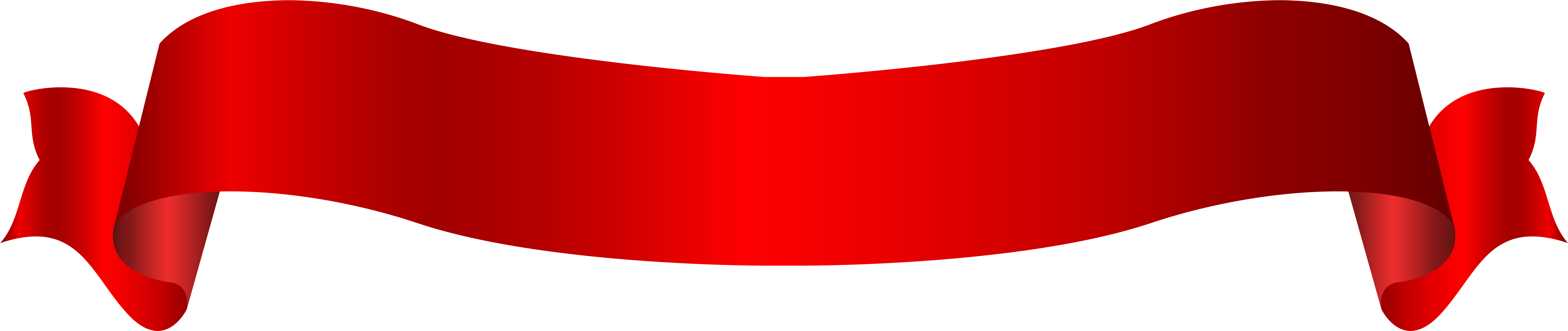 Web Banner Red Clip Art - Png Banner Sticker (8000x1757)