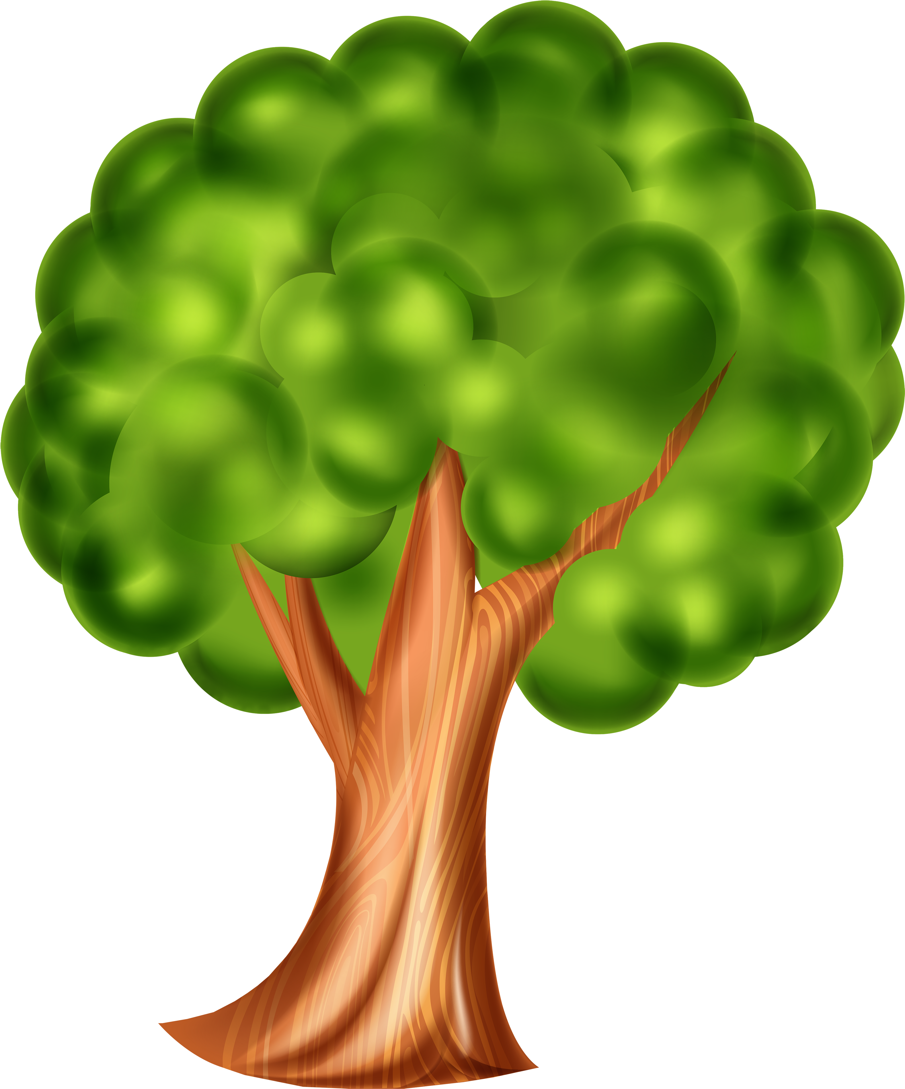 Tree Png Clip Art - 3d Trees Png Clipart (3322x4000)