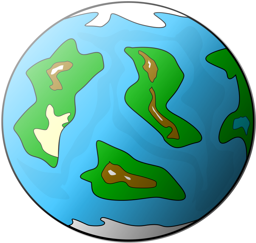 Planet Clipart Transparent - Earth Clipart (900x857)