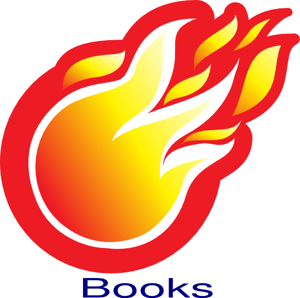 Fire Ball Books Clip Art - Cannon Ball On Fire (600x595)