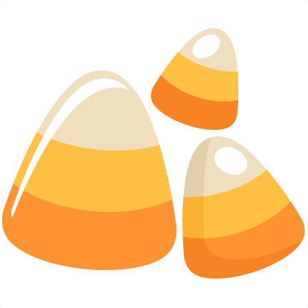 Large Candy Corn Set 4 Clip Art - Candy Corn Without Background (432x432)