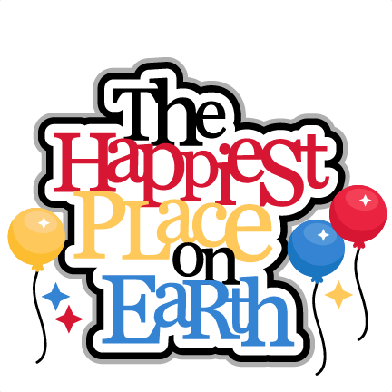 The Happiest Place On Earth Title Svg Cut Files For - Scalable Vector Graphics (432x432)