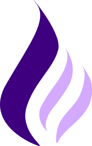 Purple Flame Clipart Transparent (378x596)