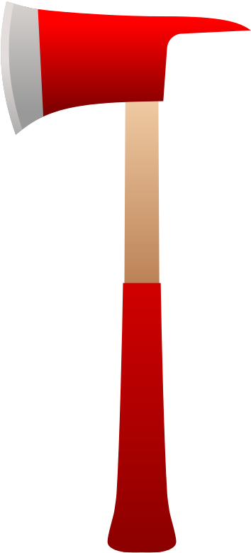 Clipart - Fire Axe Clip Art (1516x2400)