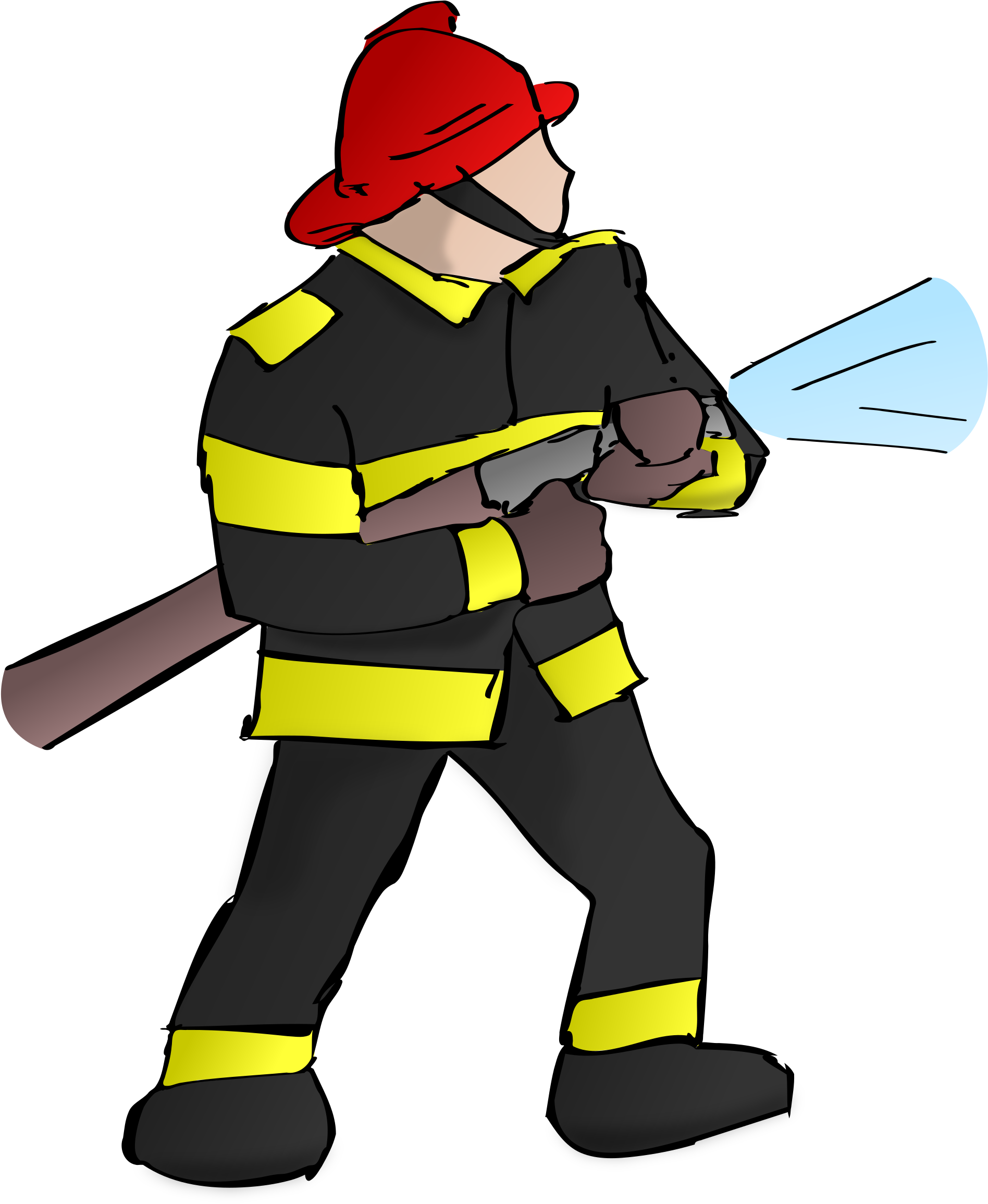 Firefighter Clipart Transparent - Firefighter Clipart (2400x2400)