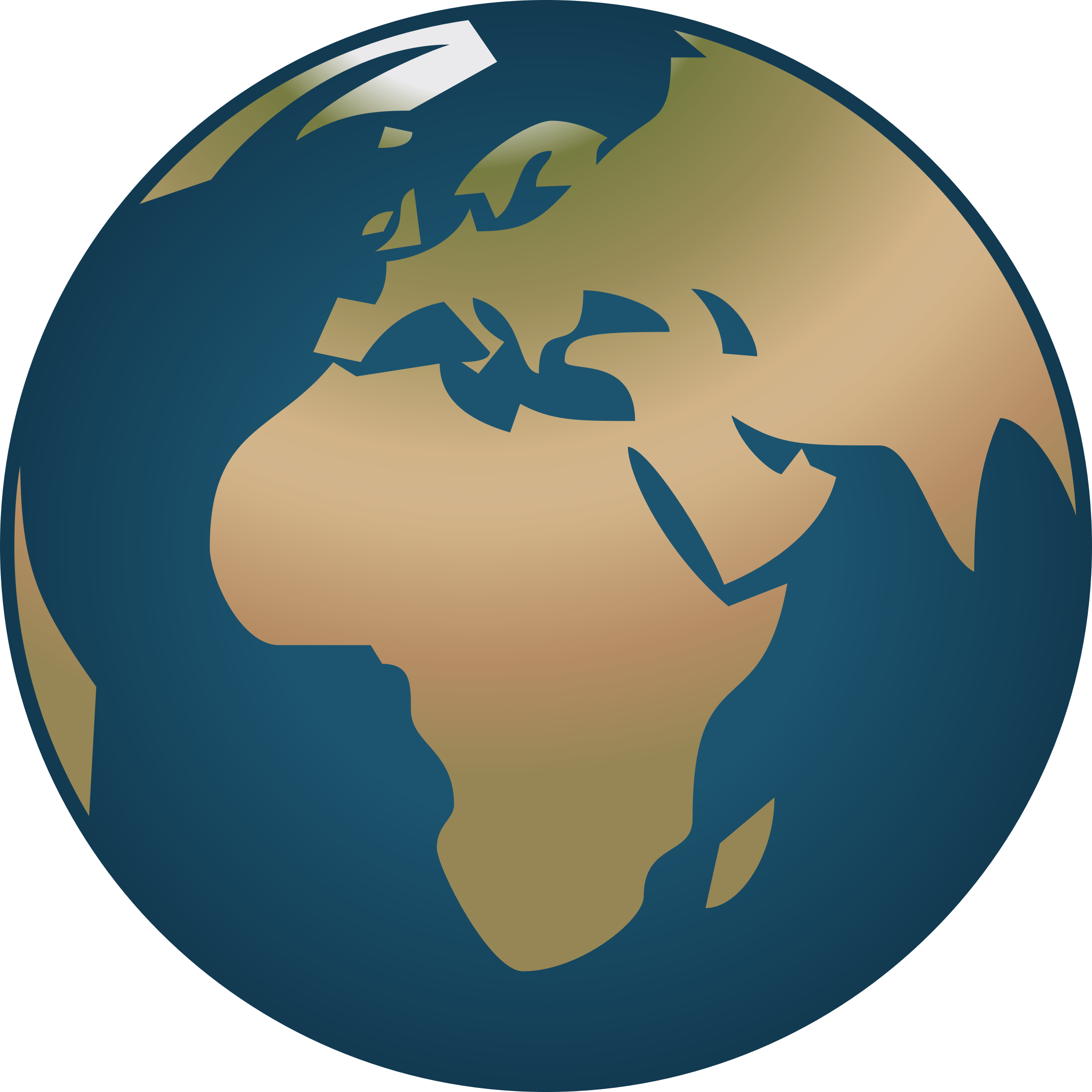 Clipart - Europe And Africa Globe (2400x2400)