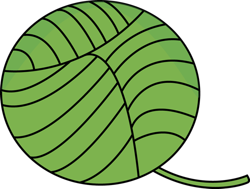 Green Ball Of Yarn - Green Ball Of Yarn (500x379)