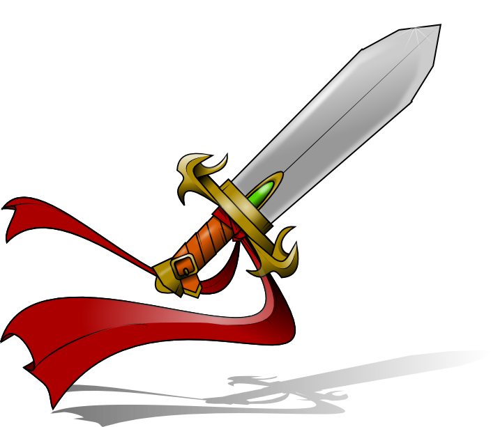 Free Castle - Fantasy Sword Clipart Png (704x613)