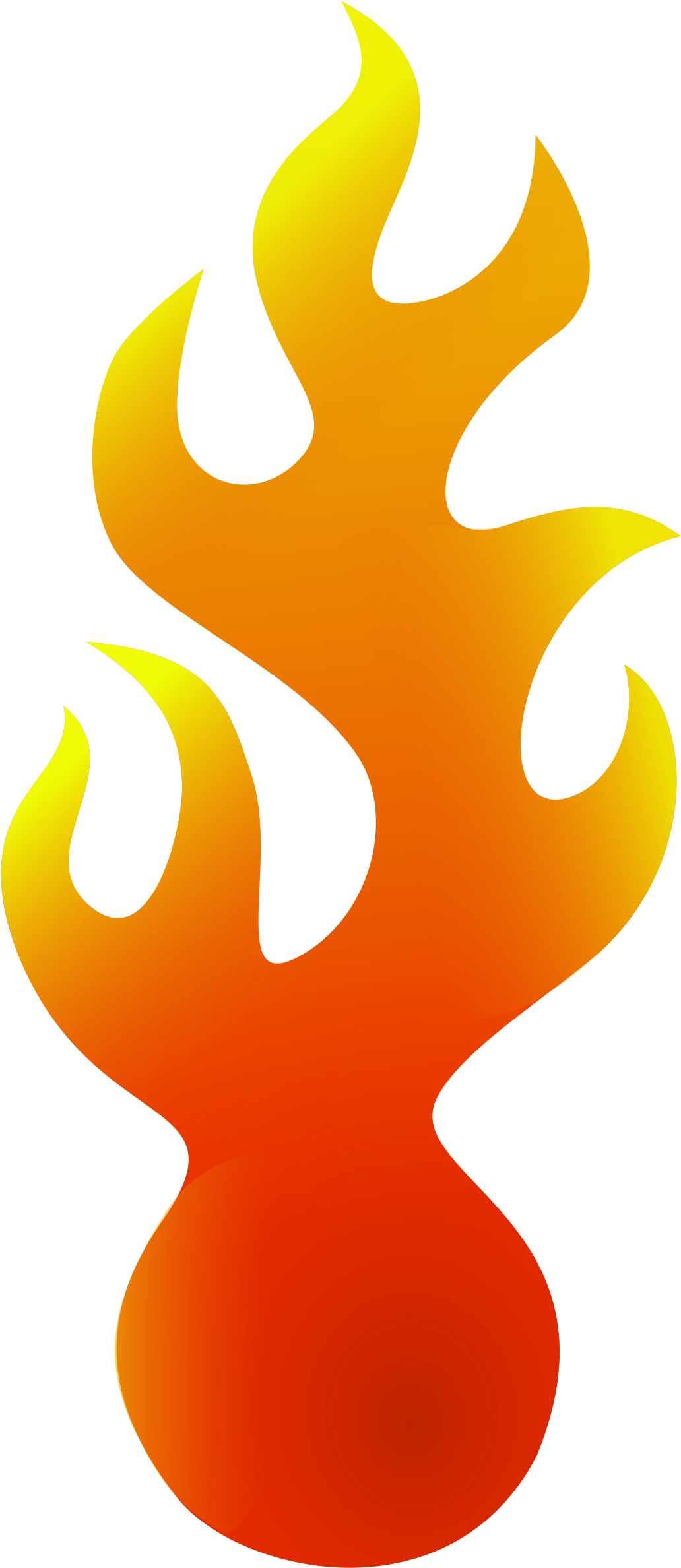 Fire Clip Art To Coloring Pages Free Clipart Images - Bola De Fogo Vetor Png (1058x2400)