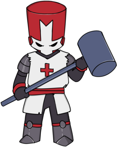 28 Collection Of Castle Crashers Red Knight Drawing - Castle Crashers Red Knight Png (650x626)