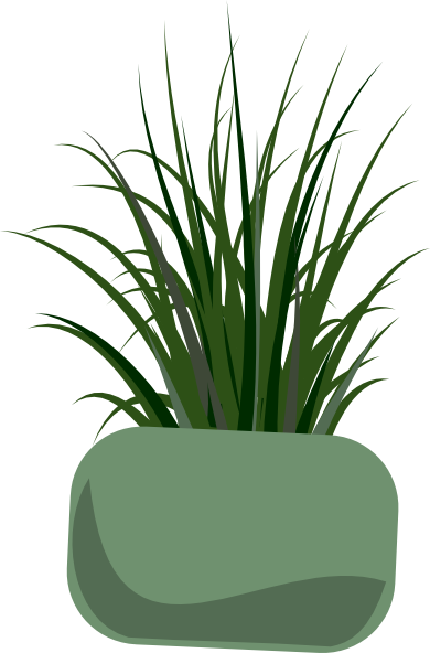 Grass Plant Clip Art (390x592)