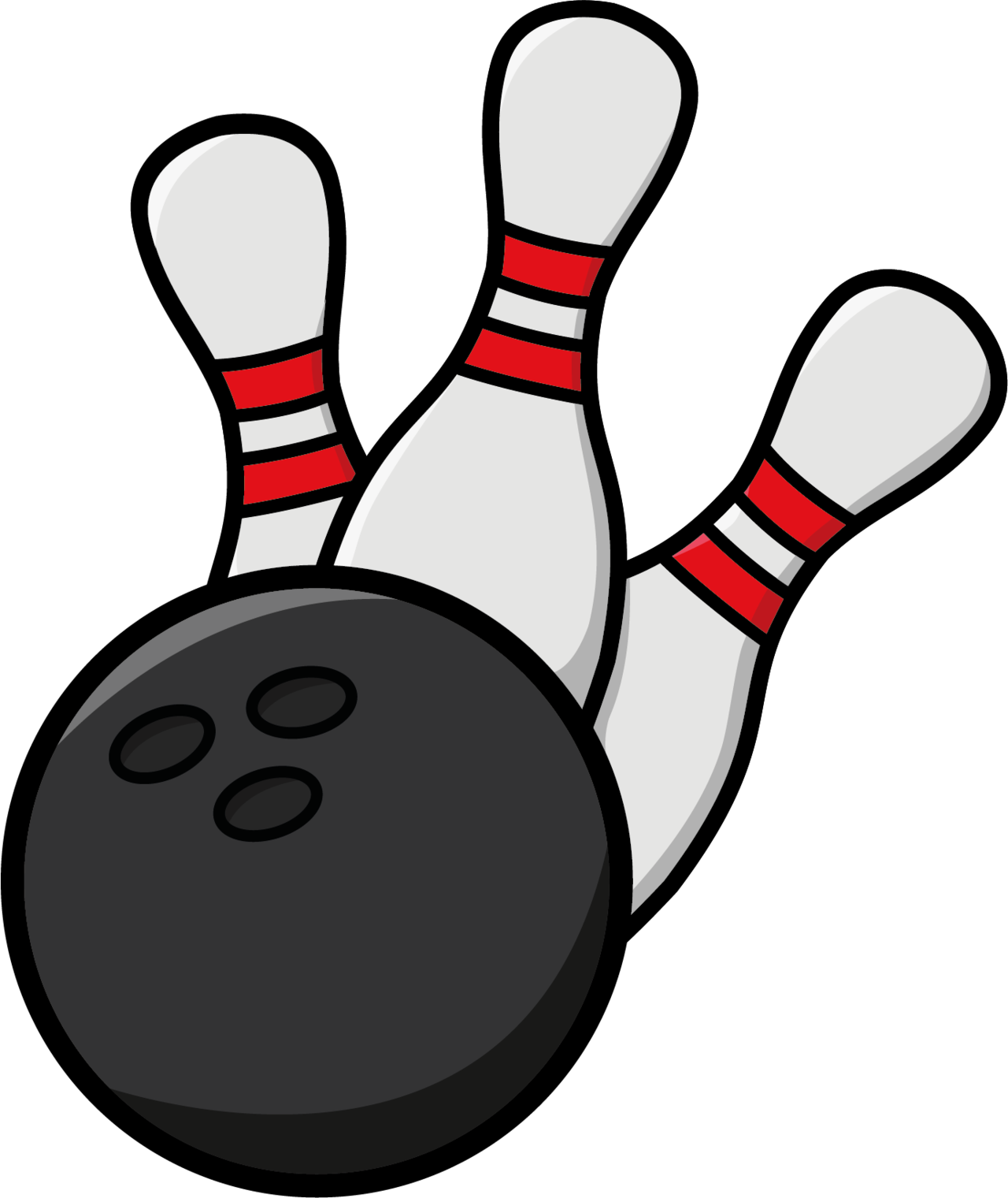 Bowling - Clip Art Bowling (1280x1520)