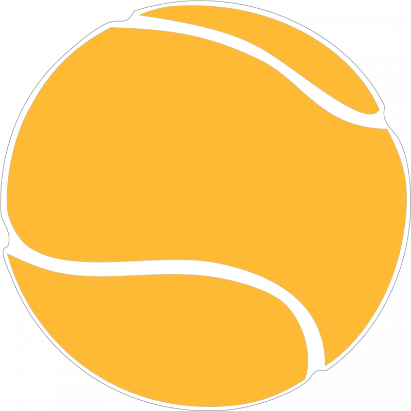 Tennis Ball Cliparts - Tennis Green Ball Png (800x800)