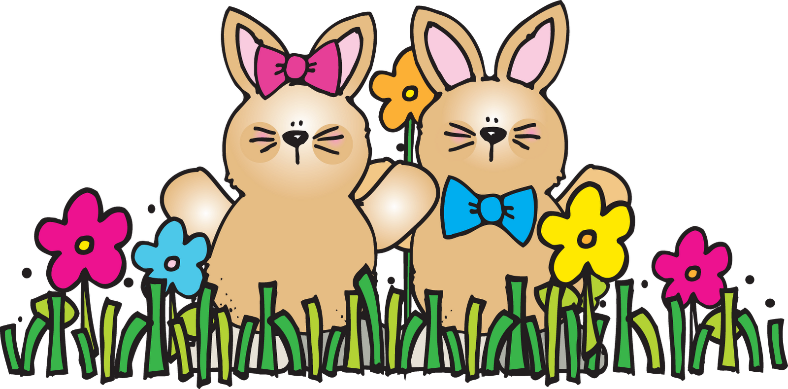 March Free March Spring Clip Art Archives February - Easter Clip Art For Kids (1600x789)