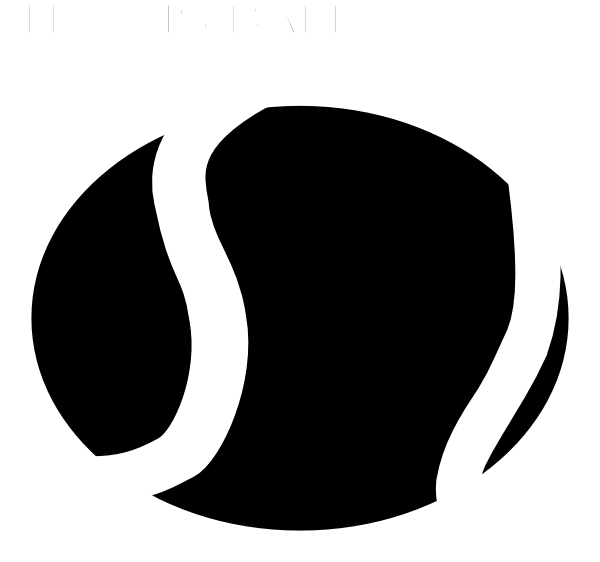 Tennis Ball Clip Art Vector Free - Tennis Ball Cartoon Black (600x562)