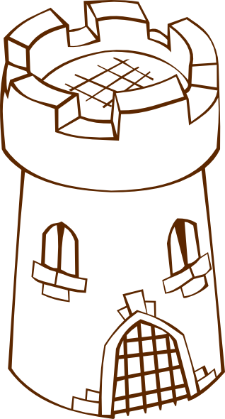 Round Tower Clip Art Free Vector - Tower Clip Art (690x1280)