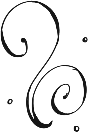 Lines Clipart Swirl - Pencil (730x1095)
