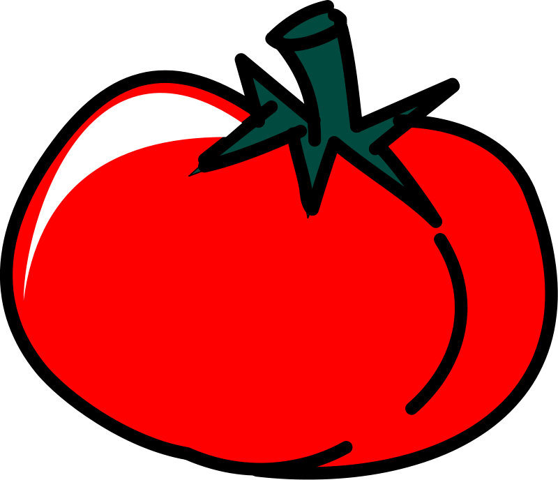 Free Pictures Of Vegetables - Clip Art Tomato (800x688)