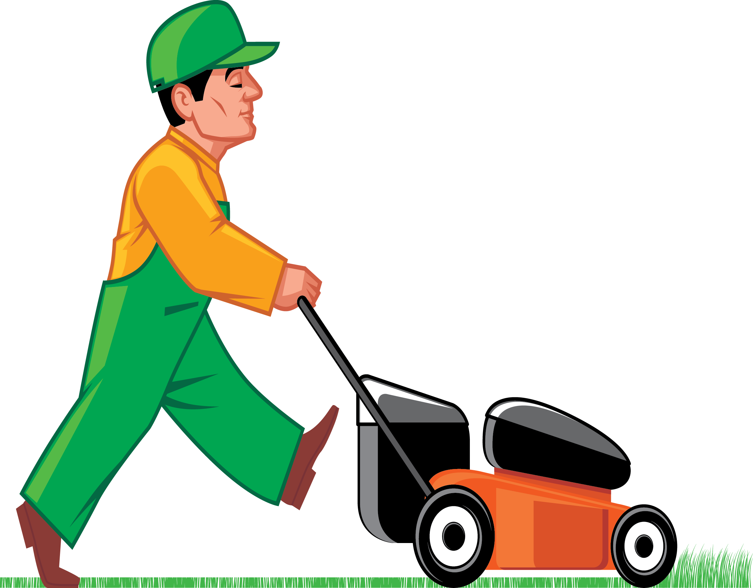 Lawn Clipart Grass Cutter - Lawn And Handyman Services (2460x1922)