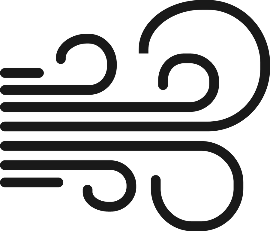 Wind Clipart Forecast Icon Line Icon Weather Wind Windy - Wind Clipart (900x769)