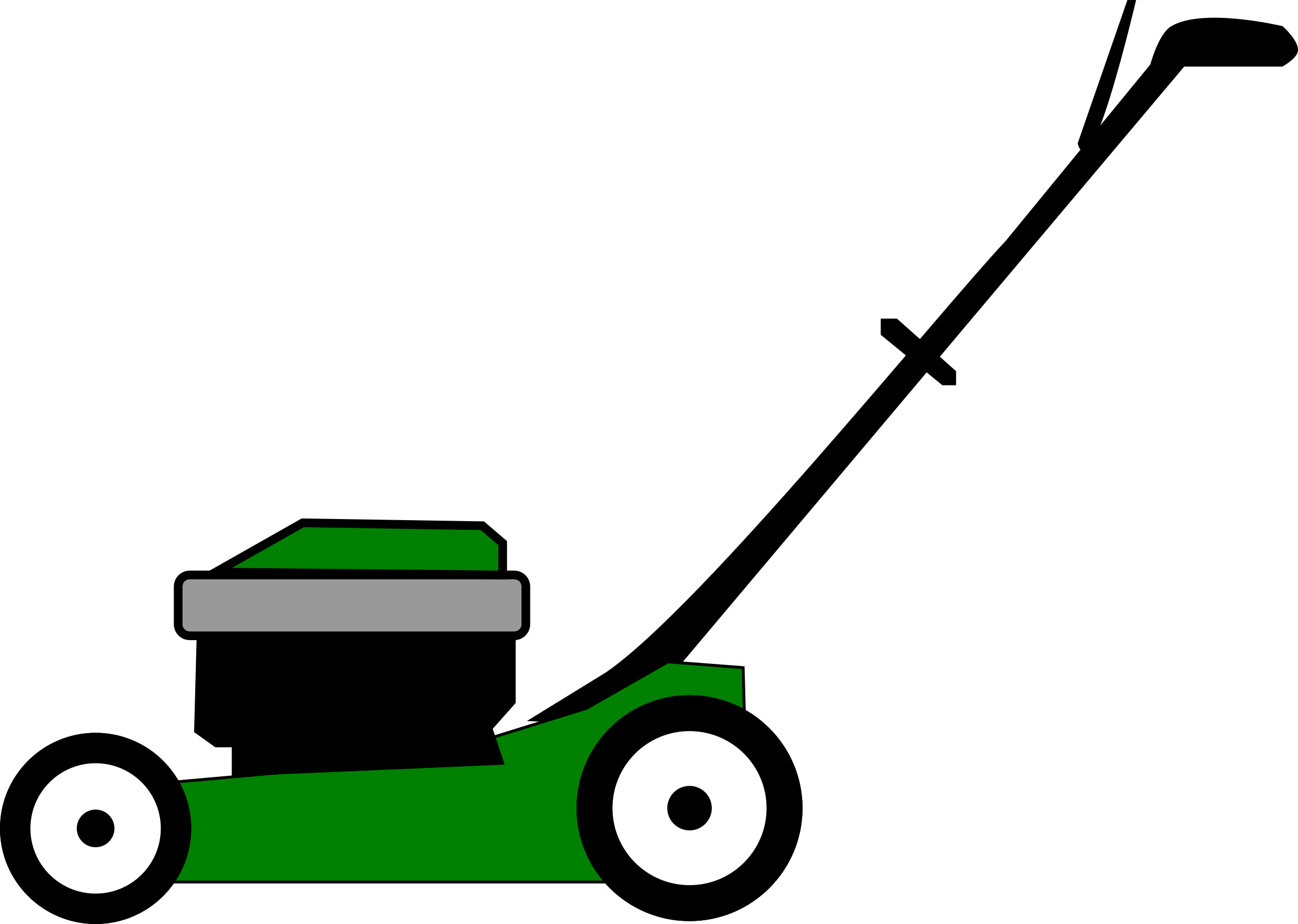 Clipart Lawn Mower Collection - Lawn Mower Clipart Png (2400x1709)