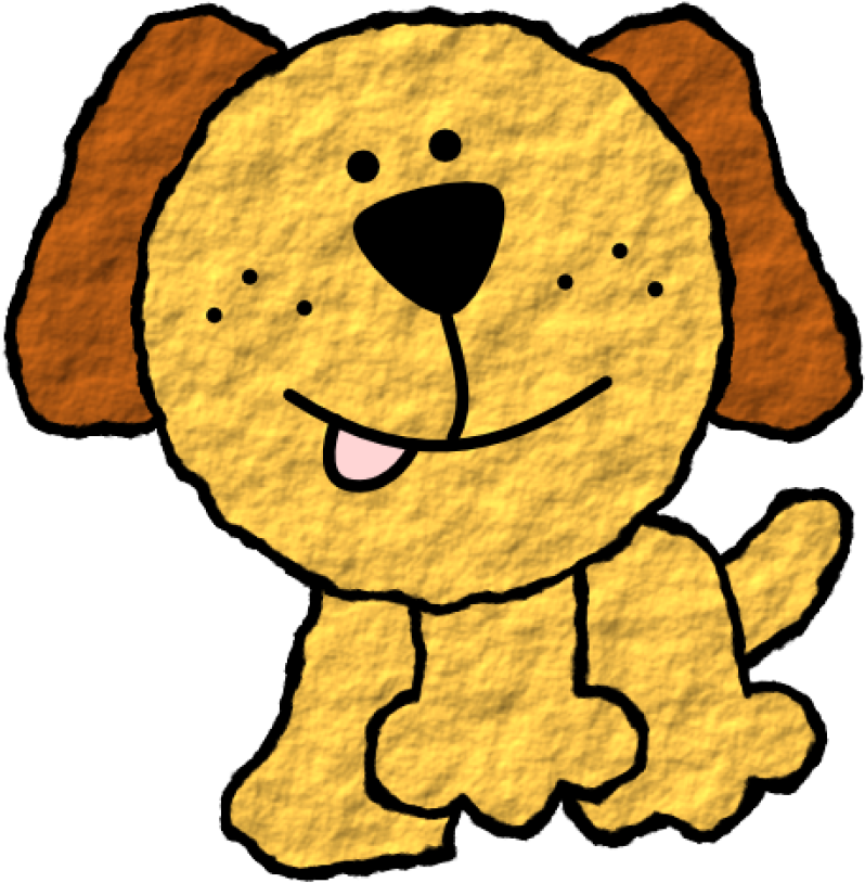 Cute Dog Clipart Dog Clip Art At Clker Vector Clip - Three Legged Dog Shower Curtain (1024x1024)