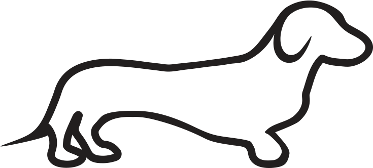 Dachshund Clipart Vector And - Clip Art (1200x628)
